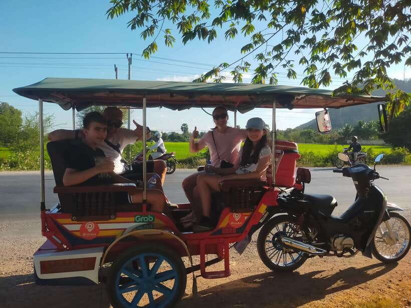 Morning Tuk tuk: City, Handicrafts, Killing field, Temples - Ek Phnom’s giant Buddha and Angkorian ruins
