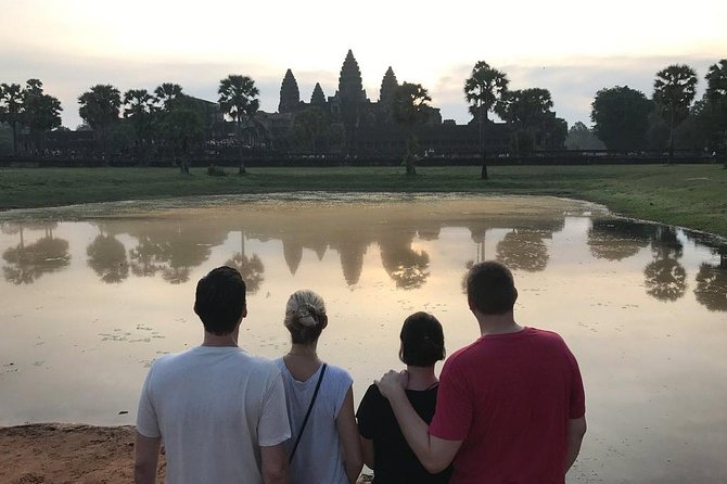 One Day tour with sunrise in car with A/C or Van & Guide. - Angkor Wat: the grand opening scene