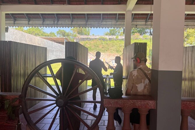 Phnom Penh City Tour & Cambodia Fire Range, Video Services - Arriving at the outdoor shooting range