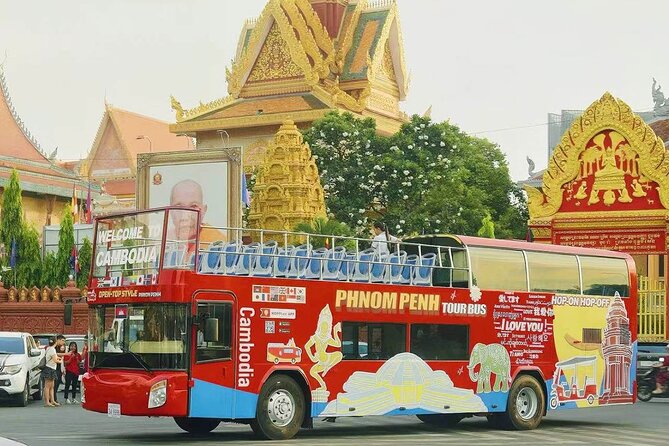 Phnom Penh Hop-on Hop-off Bus with Free Boat Cruise 1 Day Pass - The city circuit, from U Mall to the Royal Palace