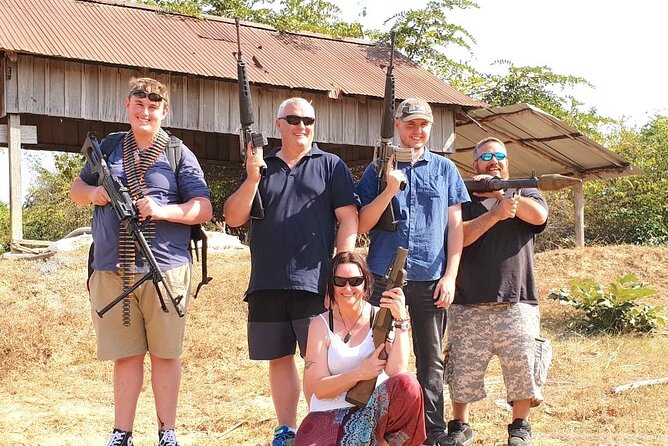 Phnom Penh Shooting Range Experience - Choosing between an AK47, Glock, shotgun, and heavier weapons