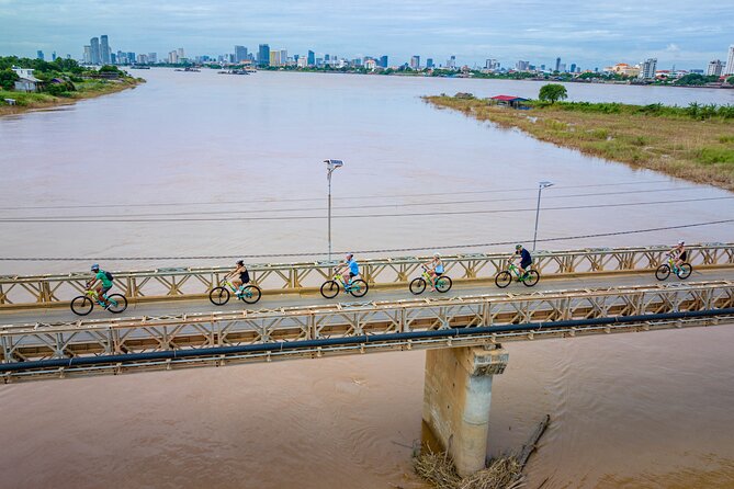 Phnom Penh to Silk Island Sunset Bike Tour/ E-Bike or Tuk Tuk - Leaving Phnom Penh at 3 pm