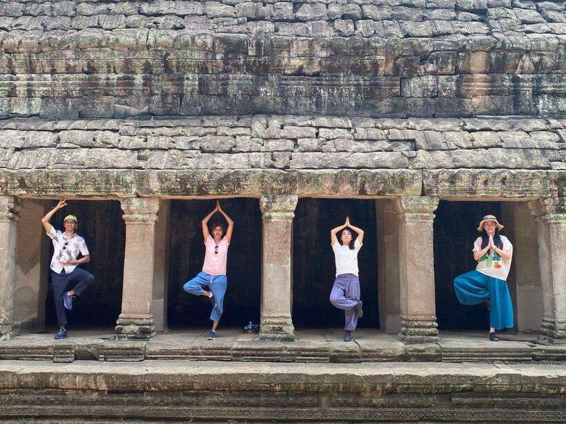 Private Angkor Wat Sunset Tour with Lunch and Snack Included - Ta Prohm and the famous tree-covered ruins
