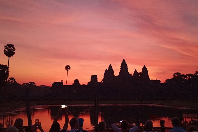 Private One Day Tour with Sunrise at Angkor Wat - Angkor Wat from the outer causeway to the carved galleries