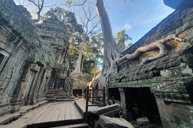 Private Sunrise and Sunset Angkor Park Tour with Rest Mid-Day - Bayon and its stone faces
