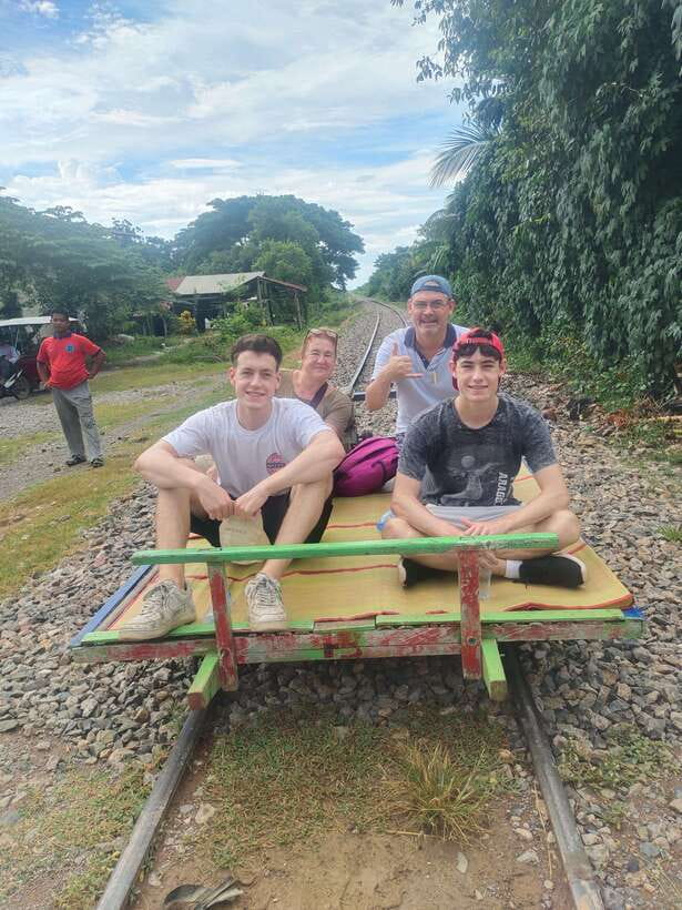 Secret Countryside Rice fields-Bamboo Train/Bat Cave - Watching the bat flight at dusk