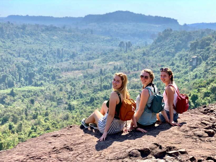 Shared tour: Kulen Mountain & Waterfalls - Small group - The morning ride from Siem Reap