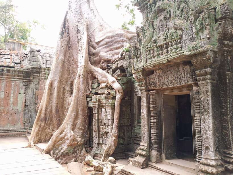 Sharing Trip to Angkor Temple with sunset - Sunset closes a long day