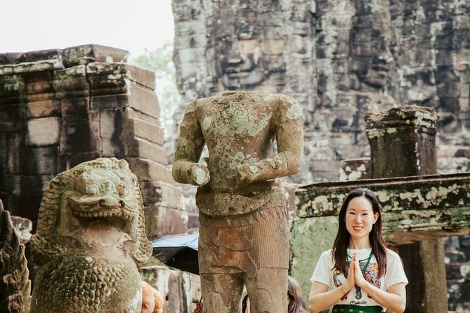 Siem Reap: Angkor Wat Sunrise & Explore Angkor Temples With Guide - Three hours at Angkor Wat