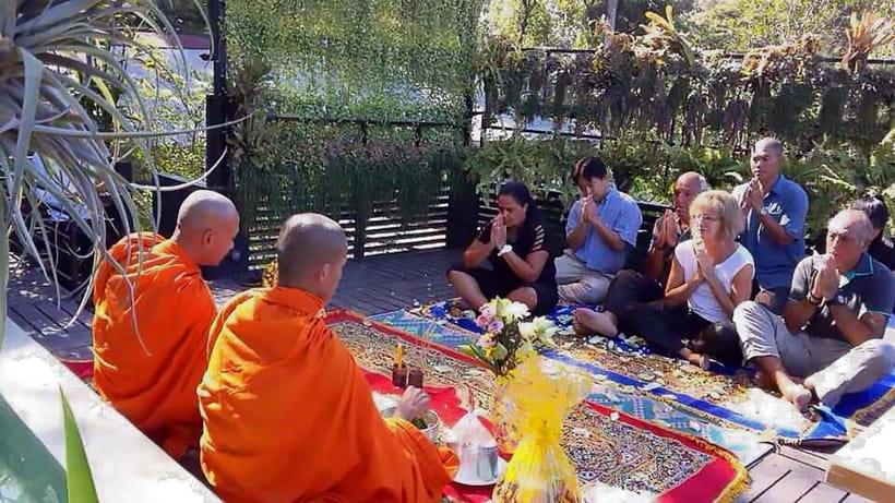 Siem Reap Cambodian Buddhist Water Blessing and Local Market - Forty minutes at a local market