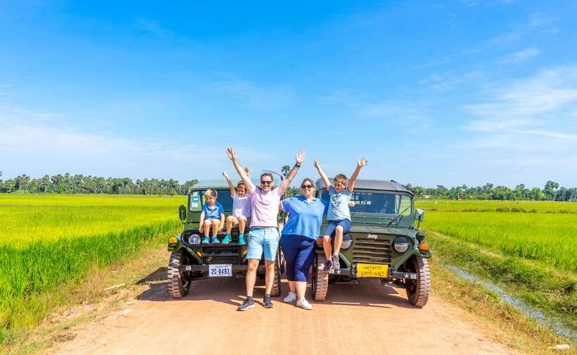 Siem Reap: Countryside Jeep Tour / SUV Car Available - Svay Romiet Pagoda offers a quieter hour
