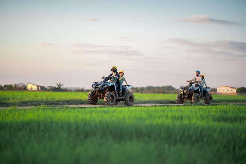 Siem Reap: Countryside Khmer village Tour by Quad Bike & ATV - The crocodile farm stop
