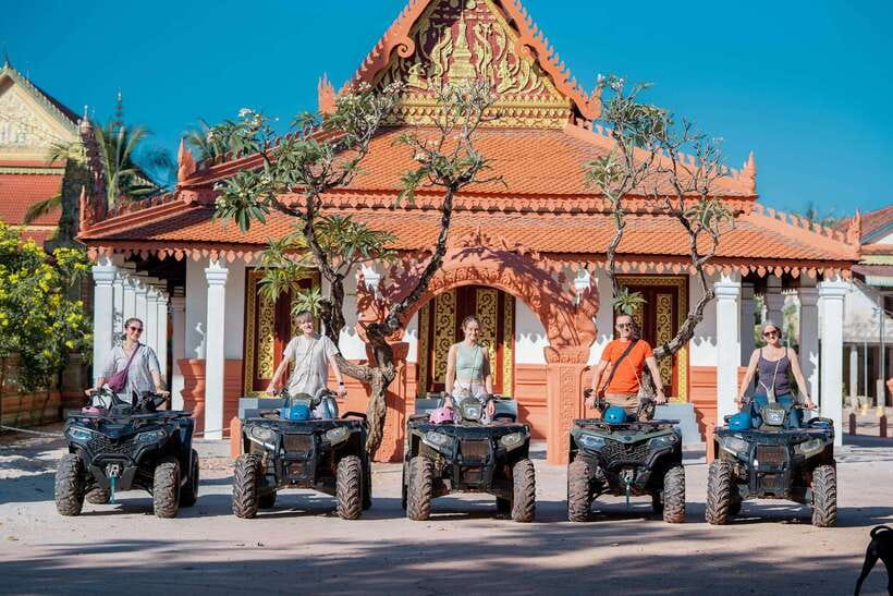 Siem Reap: Countryside Khmer village Tour by Quad Bike & ATV - Getting comfortable on the Polaris Trailboss 330
