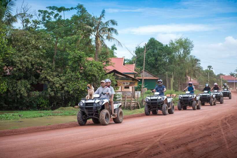 Siem Reap: Countryside Quad Bike Sunset Adventure - What the rural stops can show you