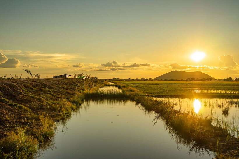 Siem Reap: Countryside Sunset Jeep Tour / SUV Available - Village roads, farms, and everyday work