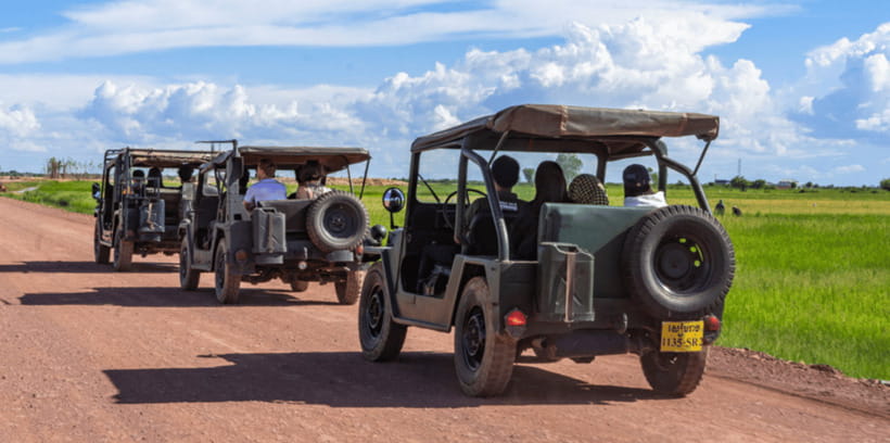 Siem Reap: Countryside Sunset Jeep Tour / SUV Available - Lotus Farm sunset: the afternoon’s payoff