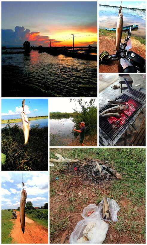 Siem Reap: Fishing in the rice fields, in the villages of Siem Reap - Lunch in one of the surrounding villages