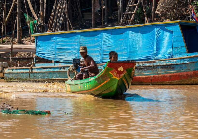 Siem Reap Floating Village Kampong Phluk Sunset with Boat - Why Kampong Phluk belongs on a Siem Reap itinerary
