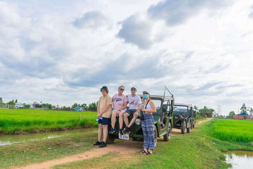 Siem Reap Floating Village Sunset Jeep Tour or SUV Car - How a mushroom farm adds something different