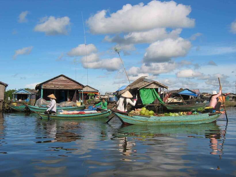 Siem Reap: Floating Village Tour - From your hotel to the lotus fields