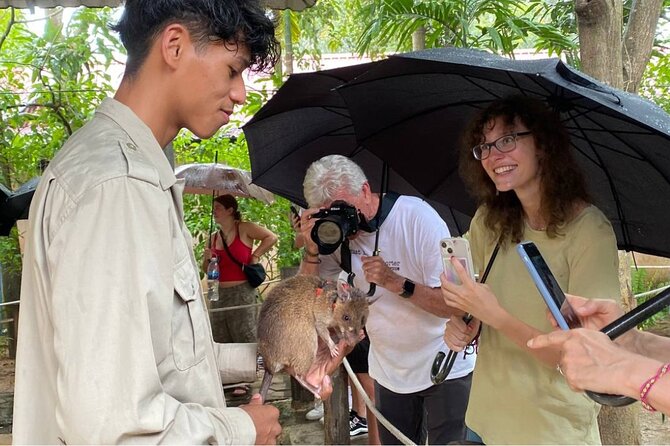 Siem Reap Guided Tour & Hero RATs at APOPO Visitor Center - Wat Thmei brings Cambodia’s past into the afternoon