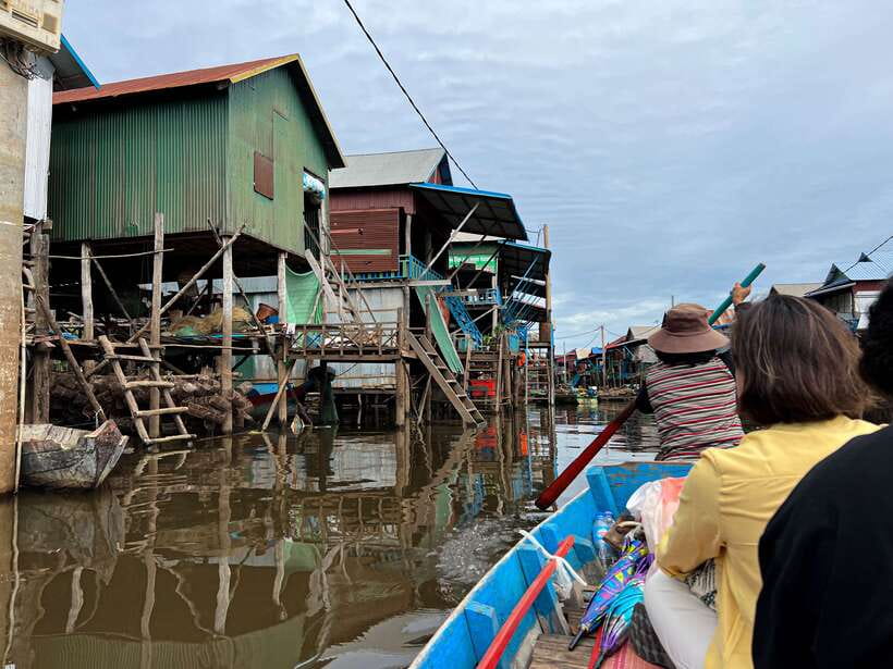 Siem Reap: Kampong Phluk and Tonle Sap Sunset Boat Cruise - Sunset on Tonle Sap