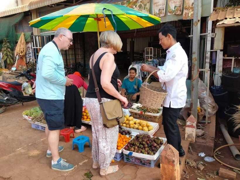 Siem Reap Khmer Cooking Class and Local Market Tour - Sitting down to a homemade lunch