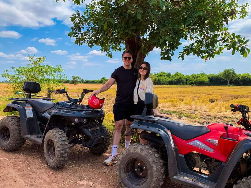 Siem Reap: Khmer Village and Fish Farm ATV Tour - Guide service, water, and practical care