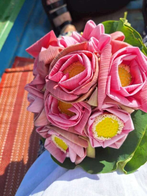 Siem Reap Lotus Silk Farm Discovery tour & Lake experience - A tuk tuk ride through the village