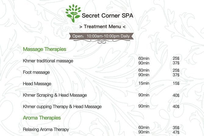 Siem Reap Luxurious Khmer Spa & Massages (Reservation ONLY) - A quiet spa break in central Siem Reap