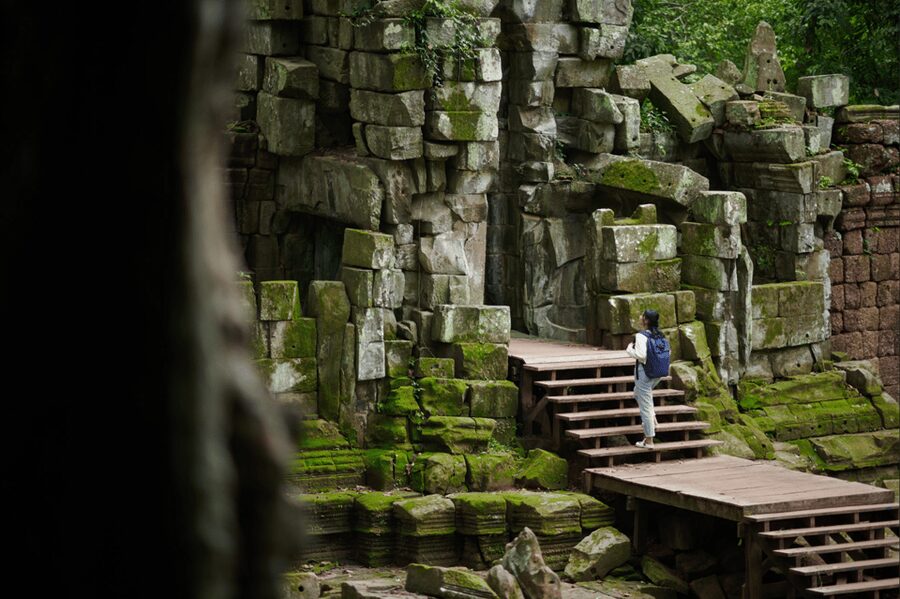 Siem Reap : Private Tuk-Tuk Tour of the Magnificent Temples. - Banteay Kdei, a quieter final temple