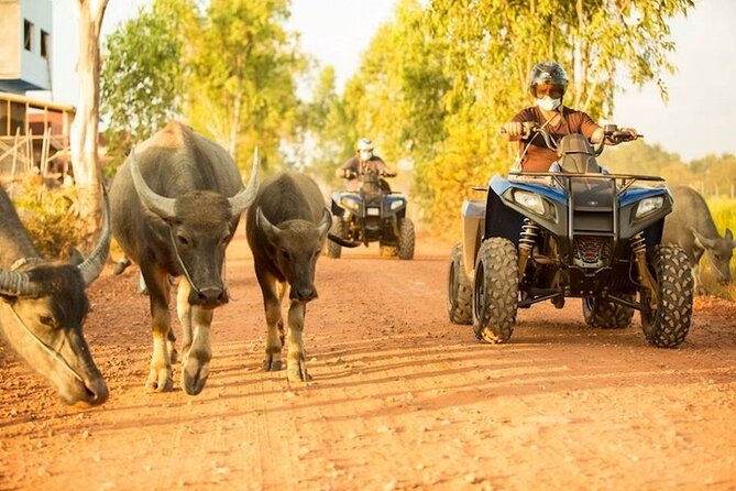 Siem Reap Rustic Side Quad Bike Adventure - Leaving Siem Reap for the rice fields
