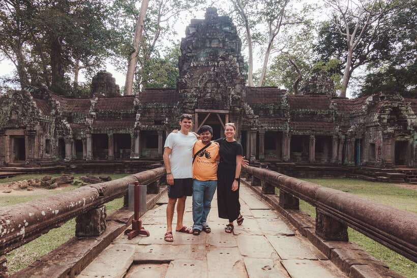 Siem Reap Sunrise Angkor Wat Temple Tour - Ta Prohm and the famous tree-covered ruins