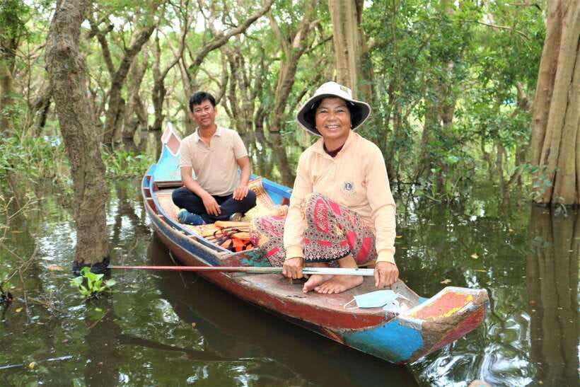 Siem Reap: Tonle Sap Lake - Fishing Village & Flooded Forest - Kampong Phluk and its high stilt houses