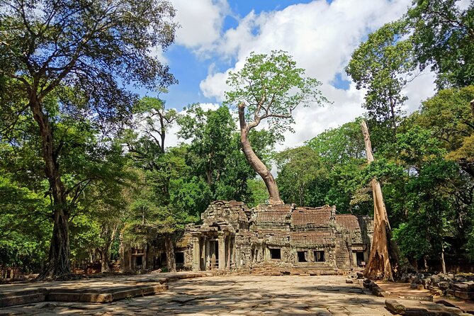 Siem Reap Tour: Angkor Wat Sunrise, Bayon, Ta Prohm, Banteay Srei - Angkor Thom South Gate explains the grand entrance