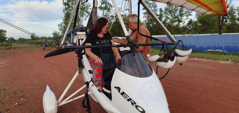 Sky Venture Microlight Siem Reap - Eddie and the value of a private pilot