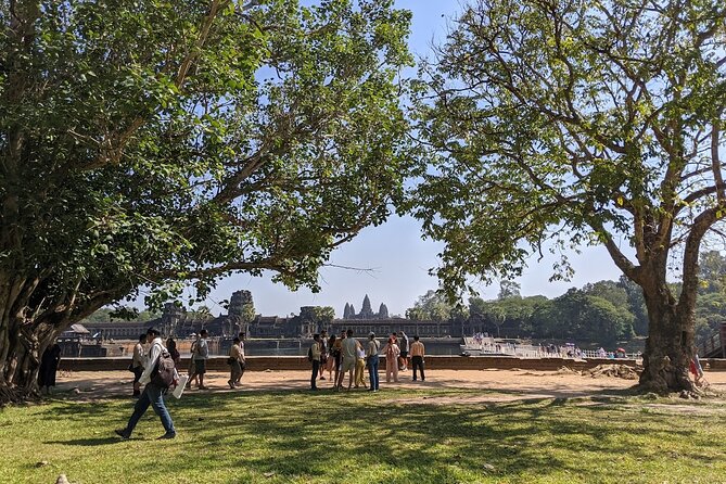 Special Angkor Wat Half Day Tour - Entering Angkor Wat across the 570-foot moat