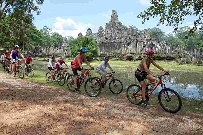 Sunset or sunrise bicycle tour around Angkor Wat and nearby temples - Ta Prohm: jungle, roots, and the Tomb Raider effect