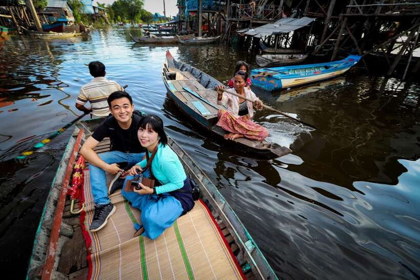 Tonle Sap Tour of Kompong Phluk Village & Evening Food tour - From the lake to Siem Reap’s Night Market