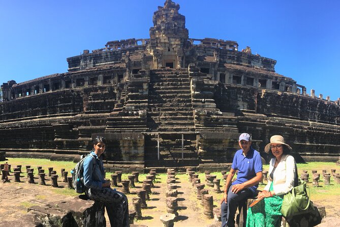 Unveil The Magic Of Angkor Wat Sunset In A Day Personalized Tours - Bayon and its many stone faces