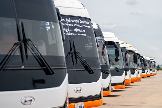 VET Bus services in Cambodia - The ride itself, from boarding to arrival